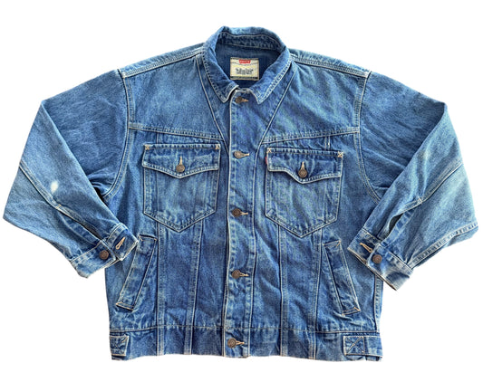 Vintage Levi’s Type 3 Made in USA Blue Denim Trucker Jacket, Large