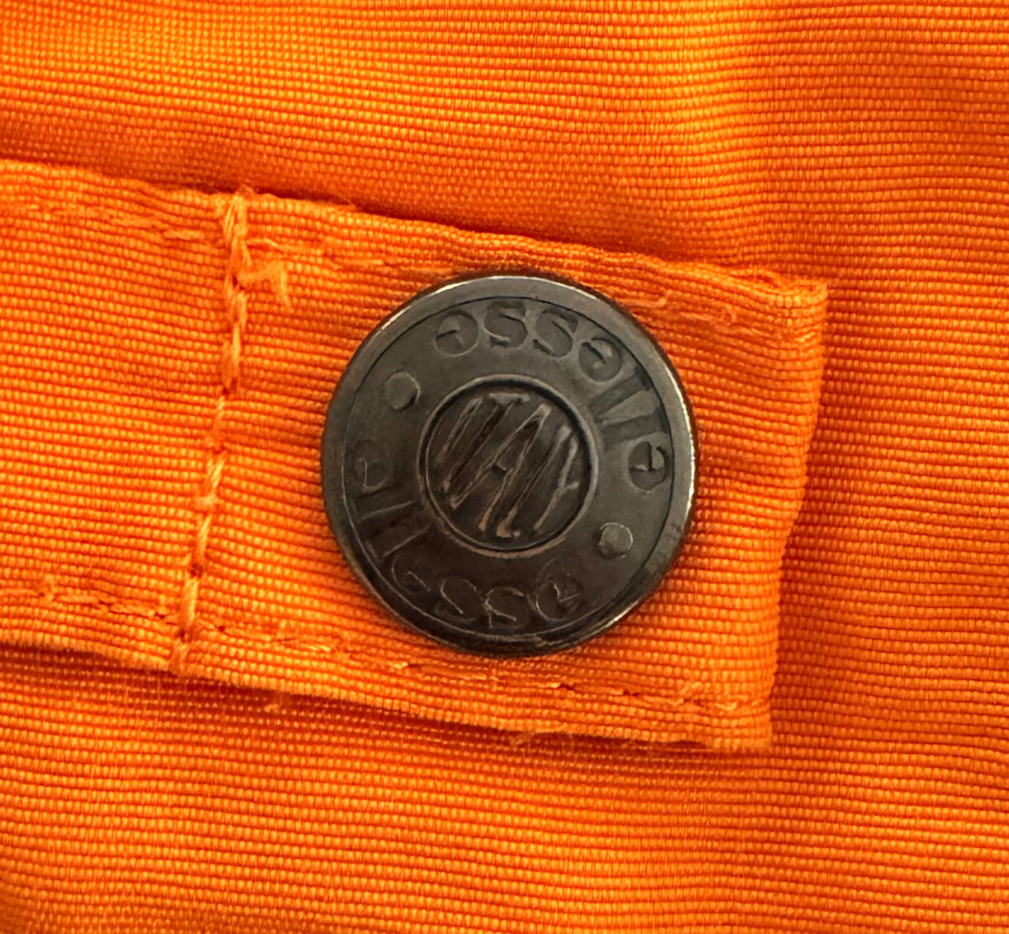 Vintage 90s Ellesse Orange Black Ski Jacket, XL