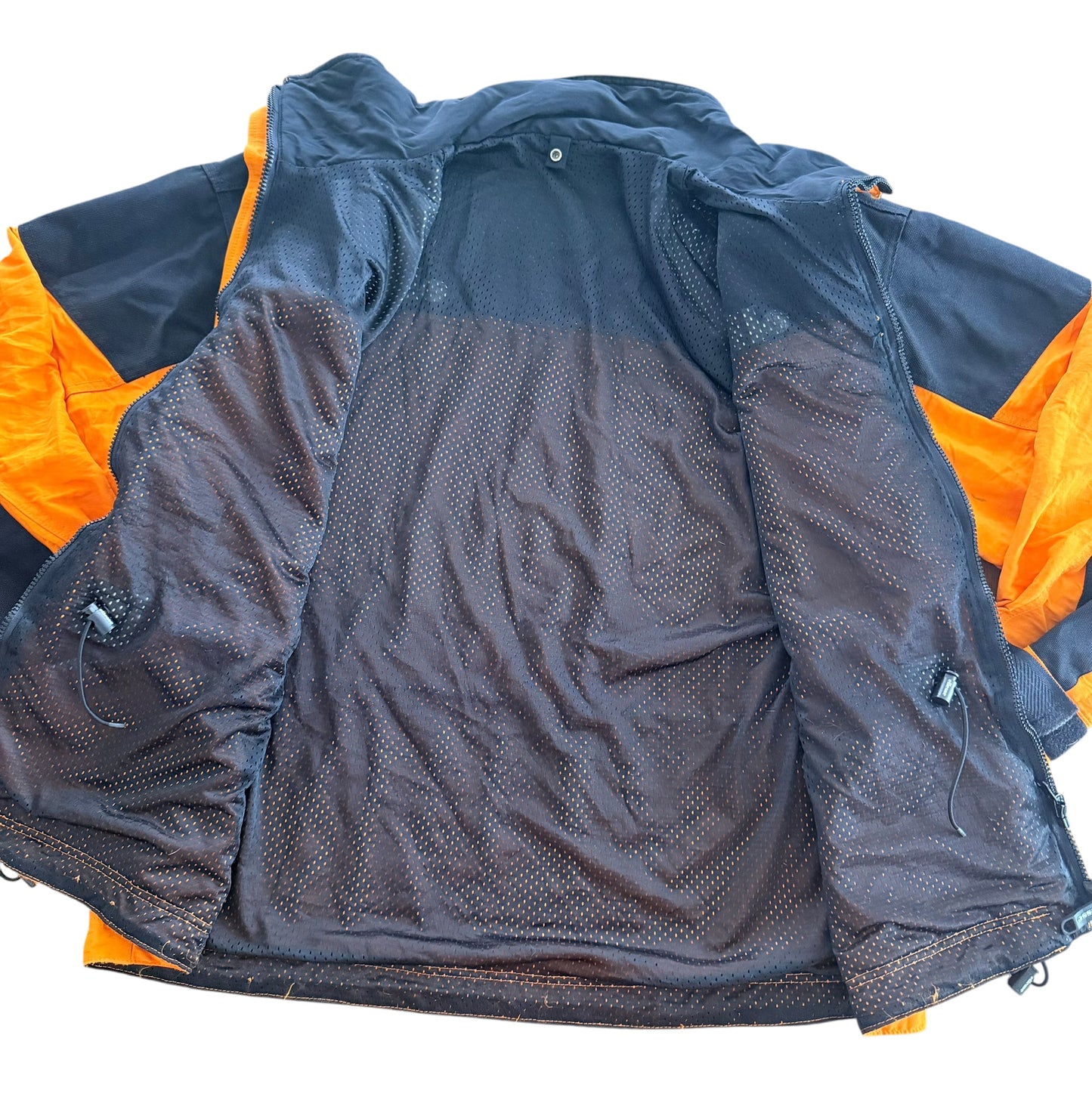 Vintage 90s Ellesse Orange Black Ski Jacket, XL