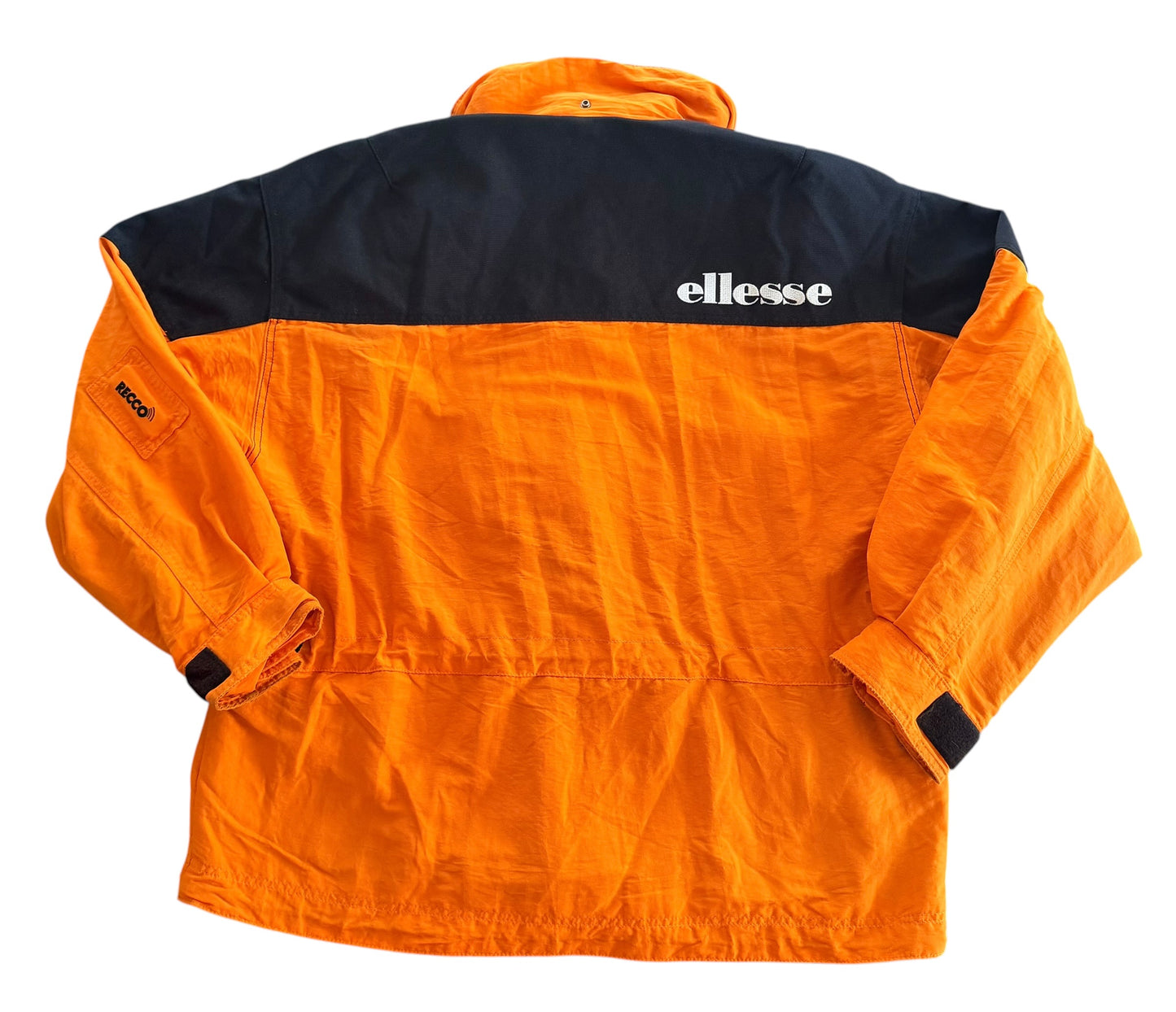 Vintage 90s Ellesse Orange Black Ski Jacket, XL