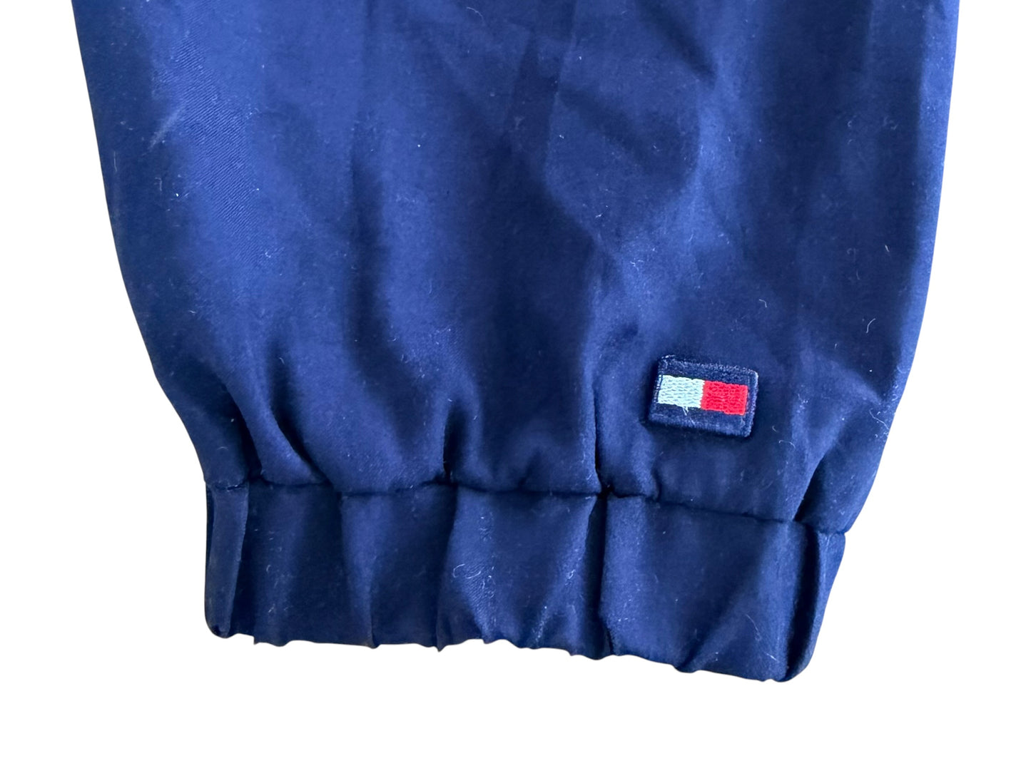 Vintage 2000s Tommy Hilfiger Navy Blue Quarter Zip Windbreaker Jacket, Large