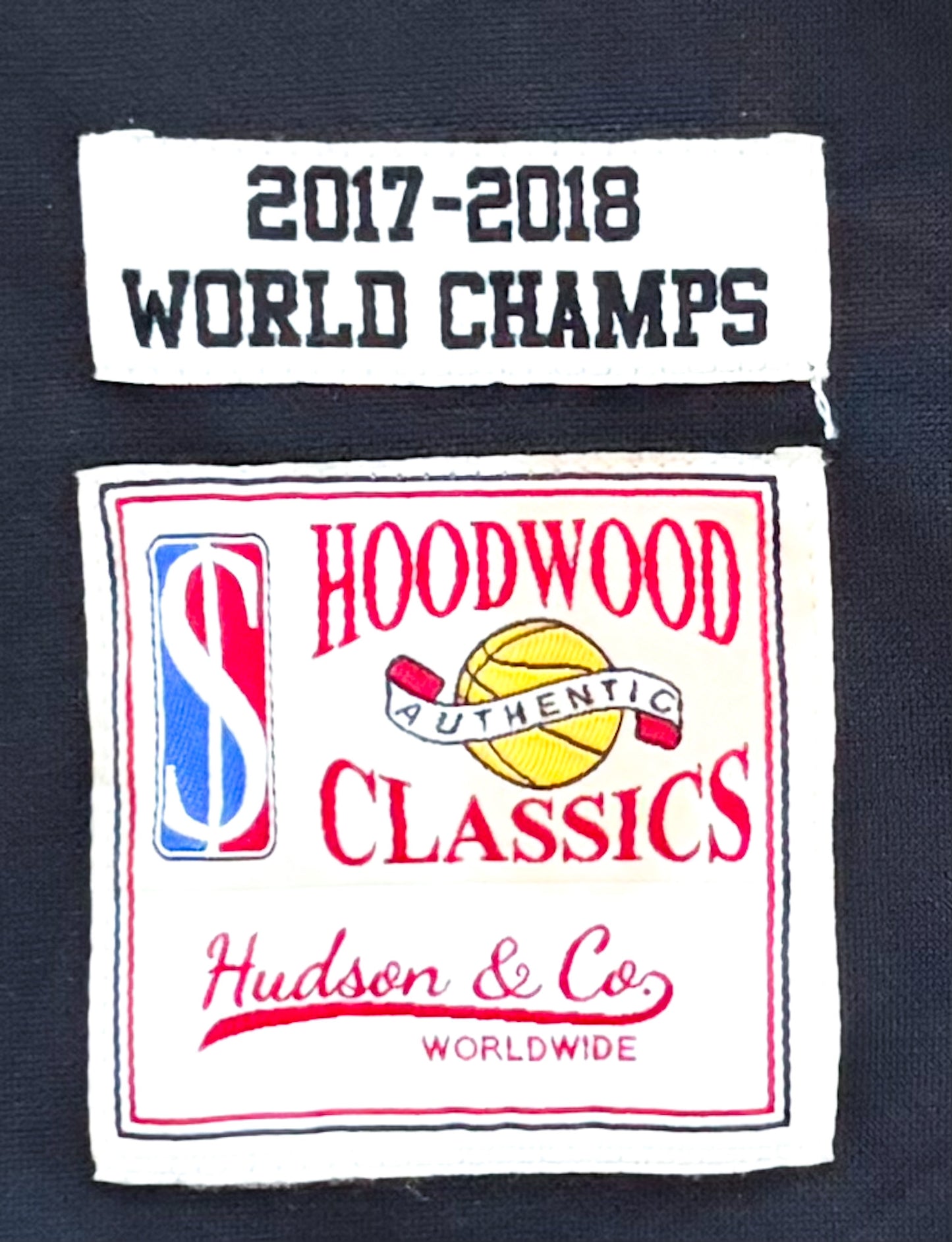 Hoodwood Classics "Get All This Money" Basketball Jersey – 2017-2018 World Champs, Hudson & Co., NBA-Inspired Streetwear, Size-Medium