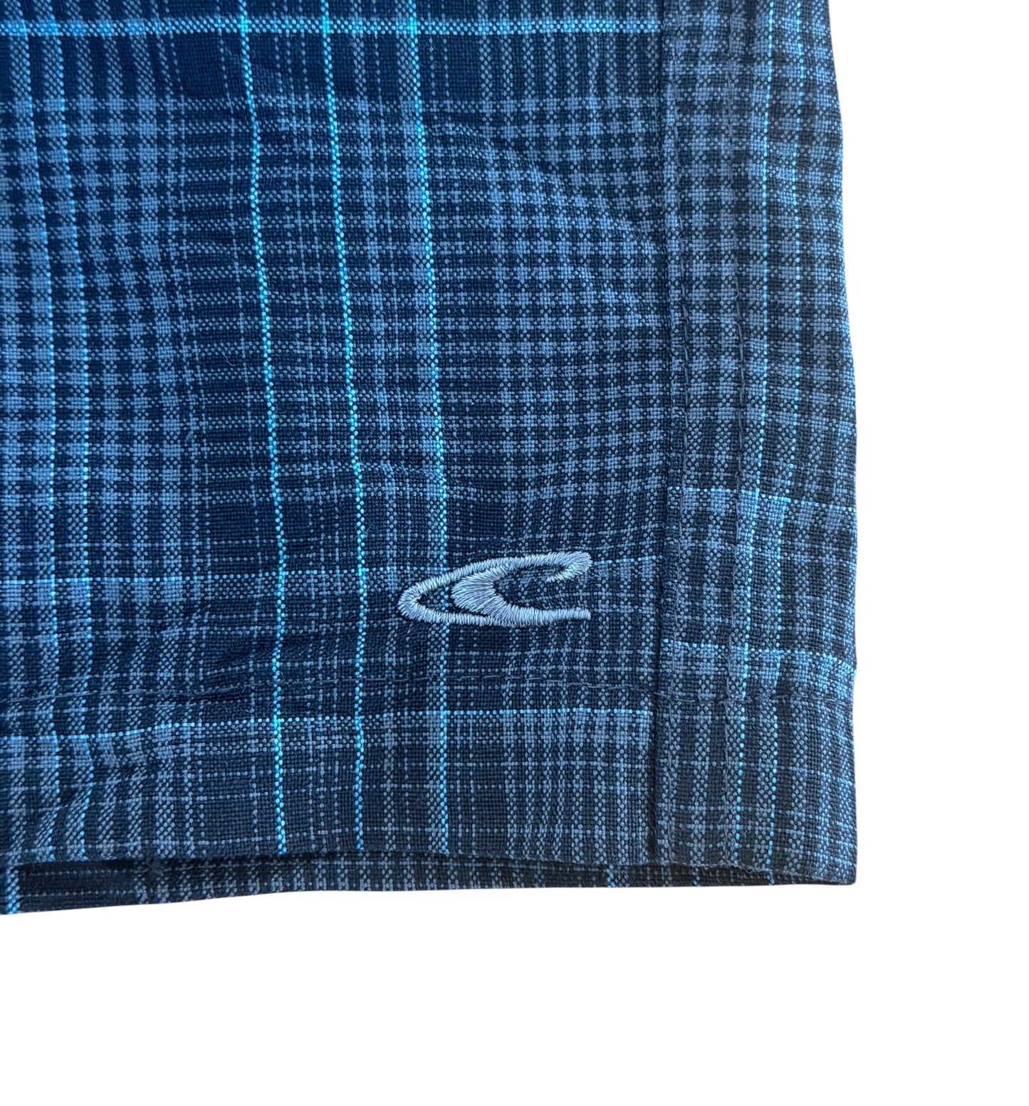 Vintage 2000s O'Neill Plaid Jort Shorts, Large