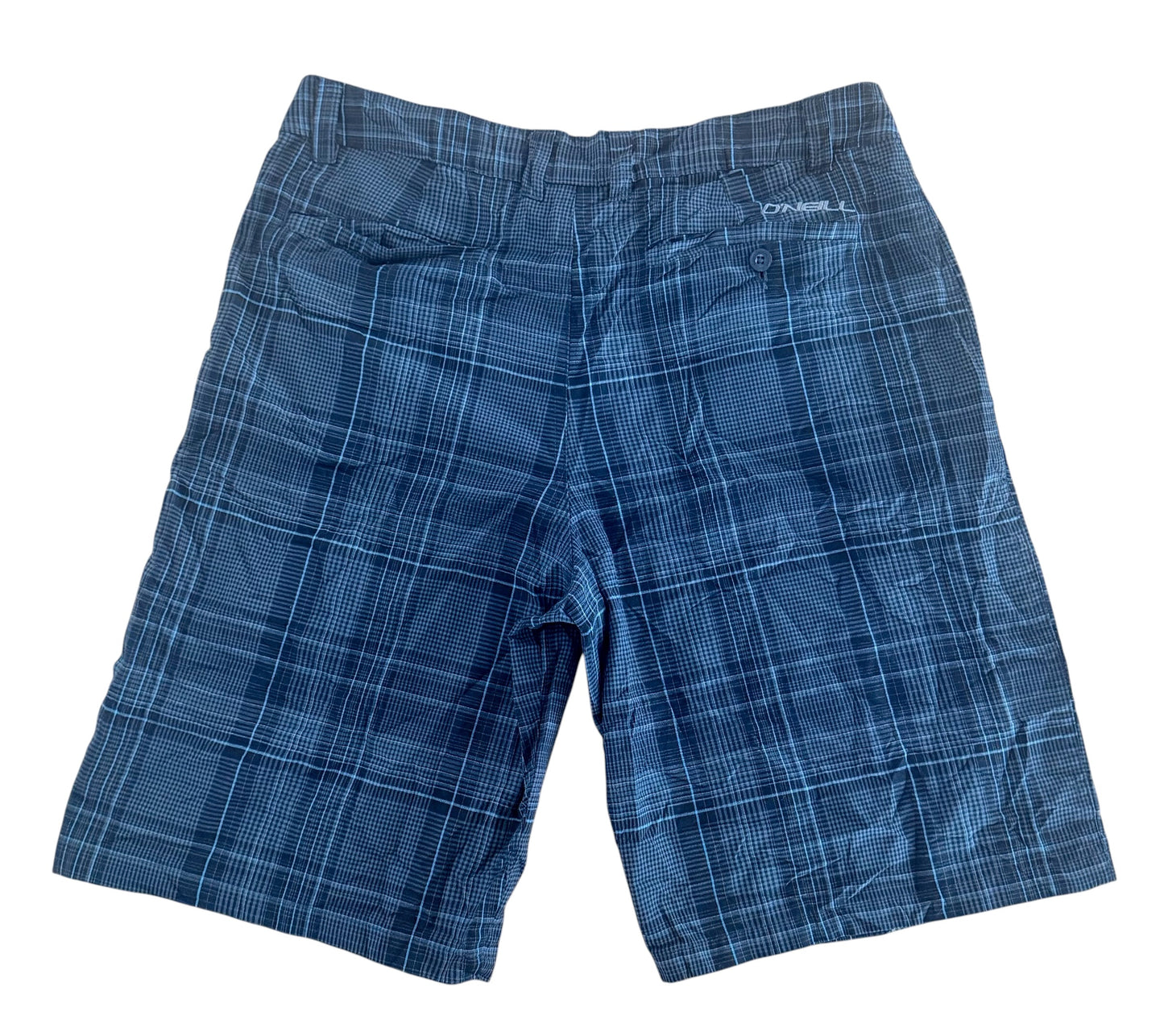 Vintage 2000s O'Neill Plaid Jort Shorts, Large