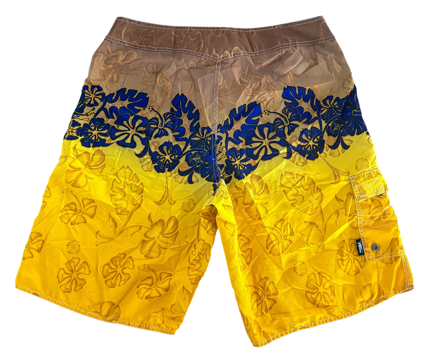 Vintage 2000s No Fear Cargo Pocket Board Shorts, Large