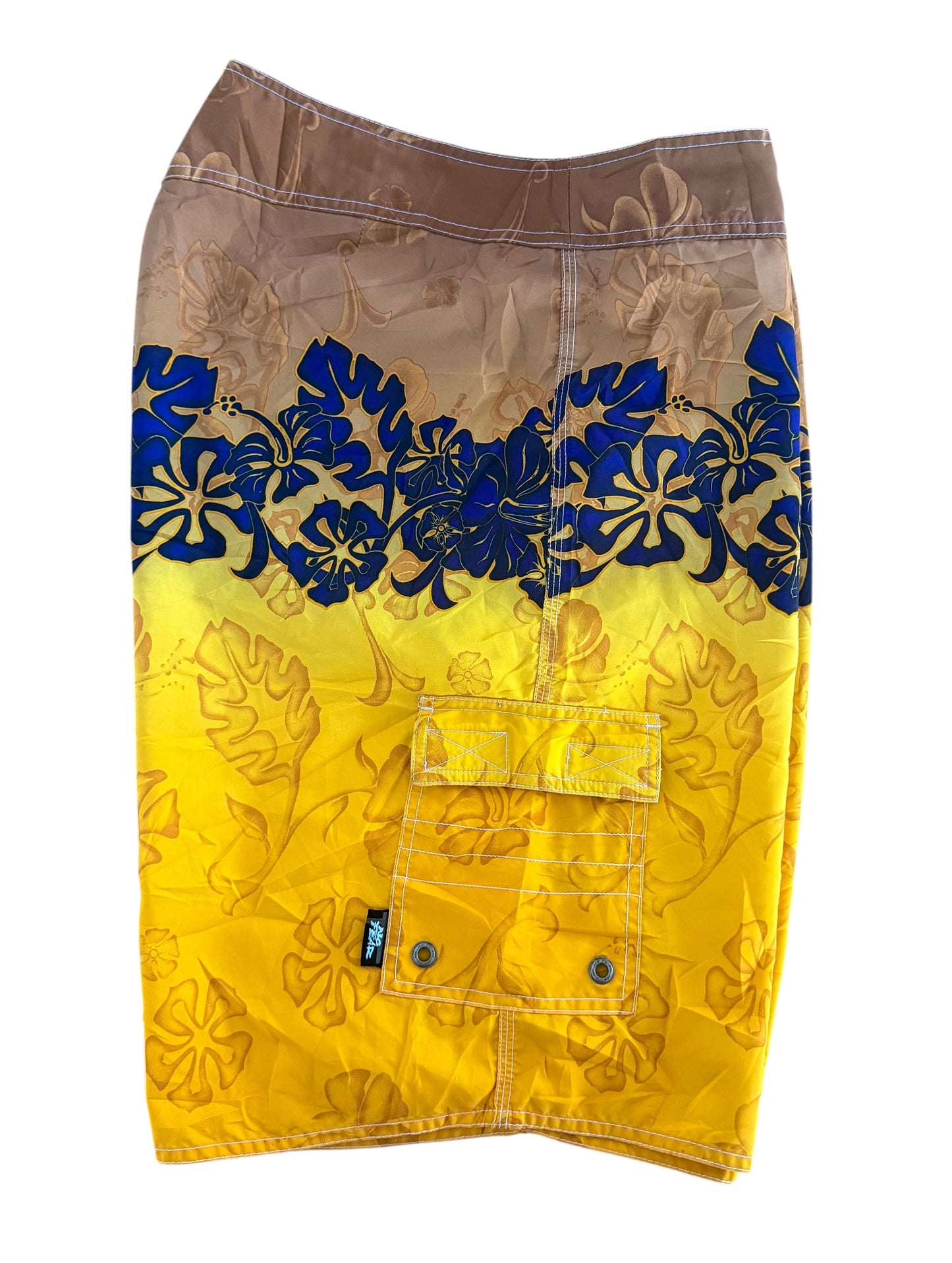 Vintage 2000s No Fear Cargo Pocket Board Shorts, Large
