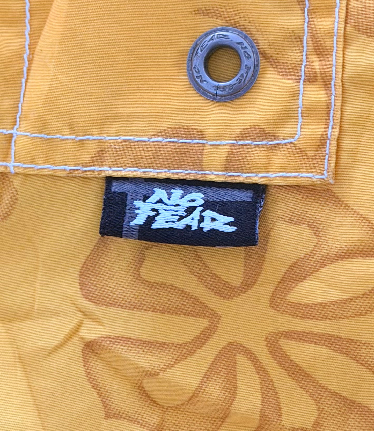 Vintage 2000s No Fear Cargo Pocket Board Shorts, Large