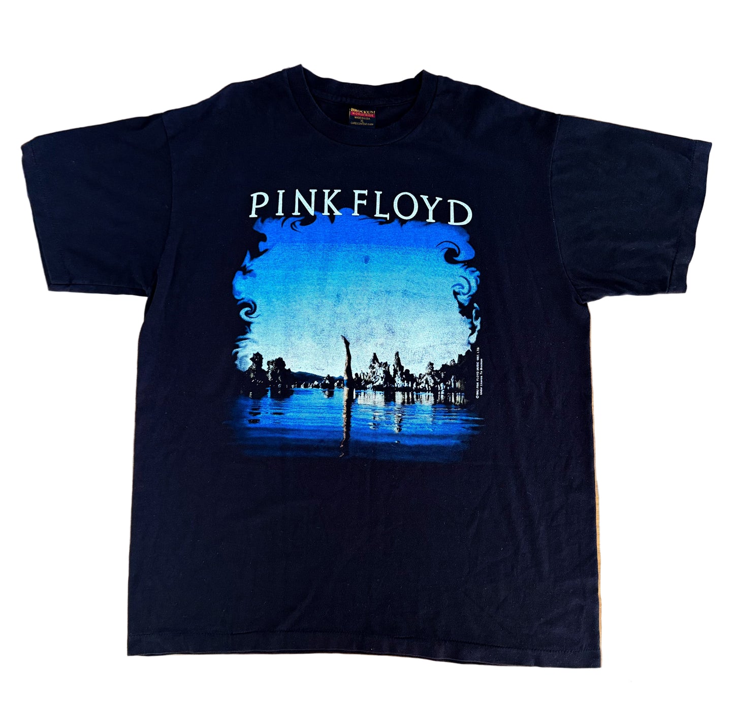 Pink Floyd 1994 “Wish You Were Here” Tour Tee – Double-Sided Print, Brockum Label, Single Stitch, Made USA Band T-Shirt, Size-XL