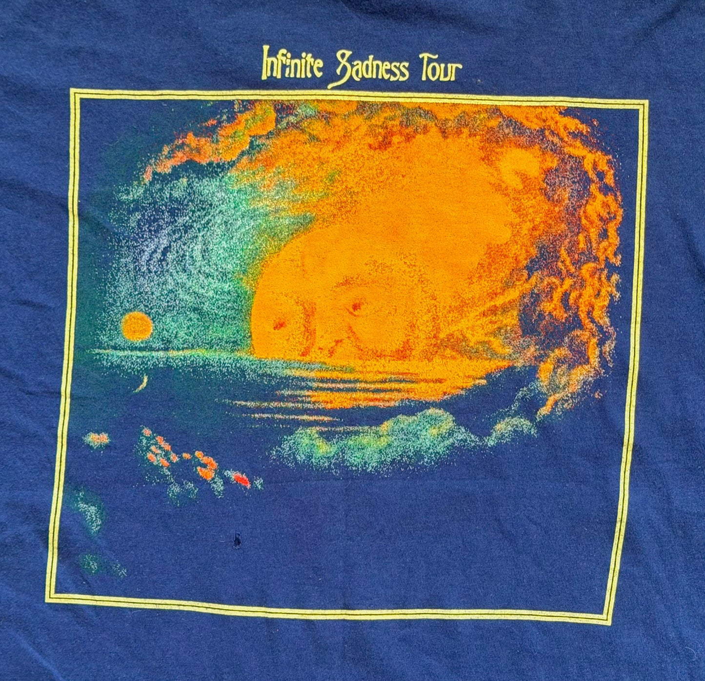 Vintage 1996 Smashing Pumpkins“Mellon Collie and the Infinite Sadness”Tour Tee – Double-Sided Giant Tag Made USA Band T-Shirt | Rare 90s Alternative Rock Collectible, Size-XL