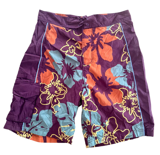 Vintage GAP Cargo Pocket Floral Board Shorts, Large