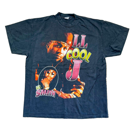 Vintage LL Cool J “Mr. Smith / Doing It Well” Double-Sided Rap Tee | Classic Hip-Hop T-Shirt,Size-XL