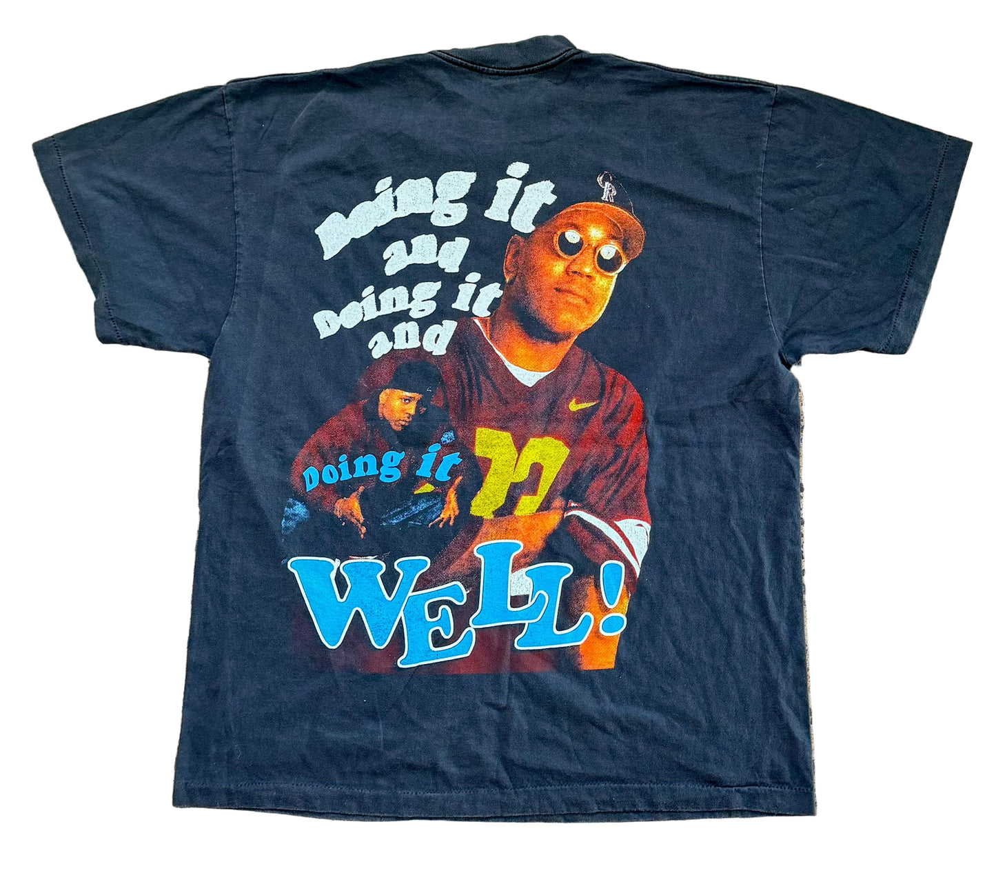 Vintage LL Cool J “Mr. Smith / Doing It Well” Double-Sided Rap Tee | Classic Hip-Hop T-Shirt,Size-XL