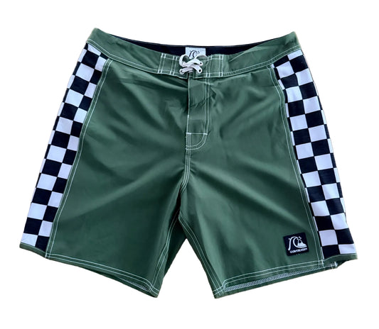Vintage 2000s Quiksilver Checkerboard Board Shorts, Medium