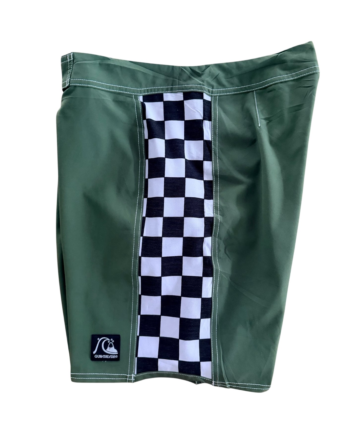 Vintage 2000s Quiksilver Checkerboard Board Shorts, Medium