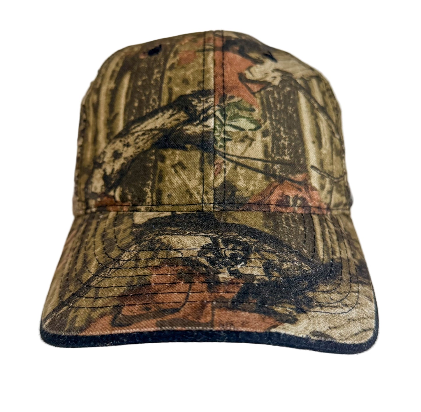 Vintage Woodland Camo Trucker Hat | RealTree Hunting Cap | Adjustable Snapback | 90s Outdoor Streetwear