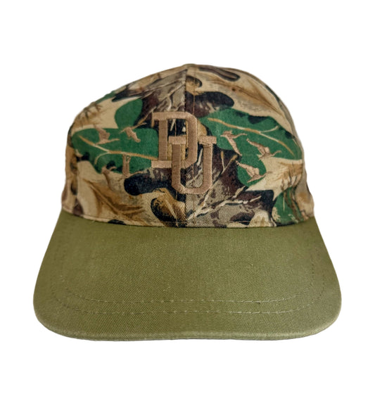 Vintage Ducks Unlimited Camo Hat | 90s Hunting Cap | Realtree Camouflage Baseball Cap | Embroidered DU Logo