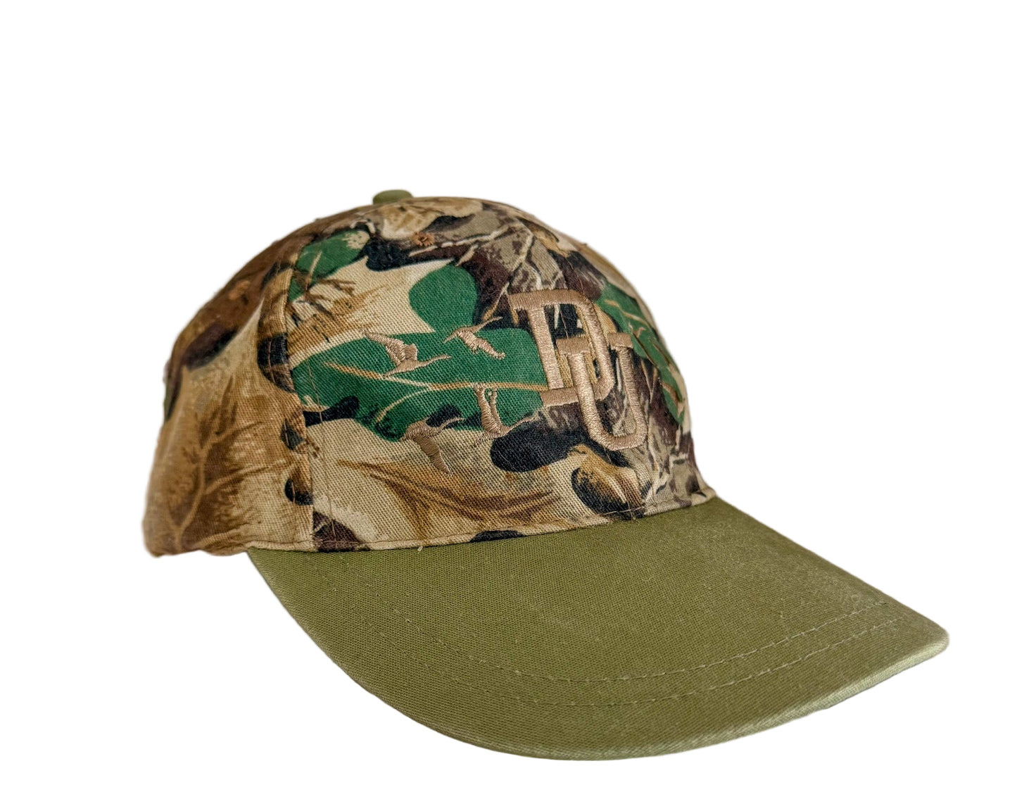 Vintage Ducks Unlimited Camo Hat | 90s Hunting Cap | Realtree Camouflage Baseball Cap | Embroidered DU Logo