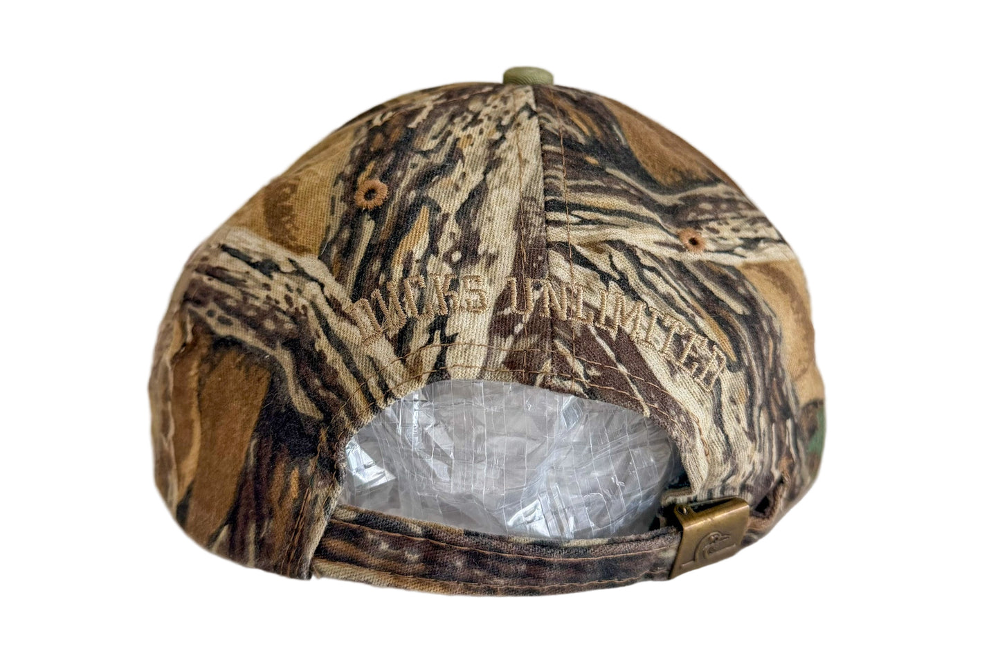 Vintage Ducks Unlimited Camo Hat | 90s Hunting Cap | Realtree Camouflage Baseball Cap | Embroidered DU Logo