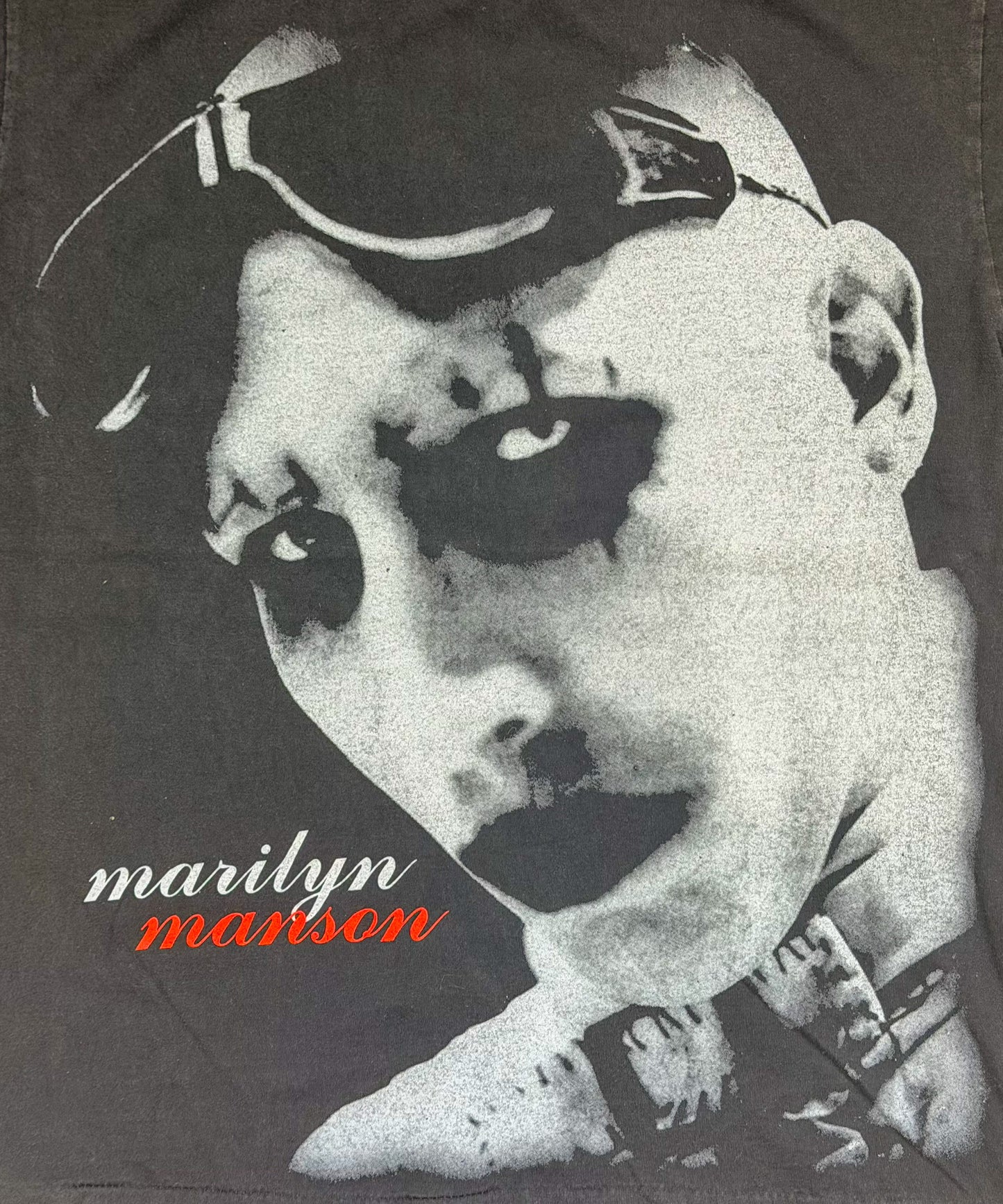 Vintage Marilyn Manson “There’s No Time to Discriminate” T-Shirt | Rare Antichrist Superstar Era Band Tee | Double-Sided Tultex Single Stitch, Size-Large