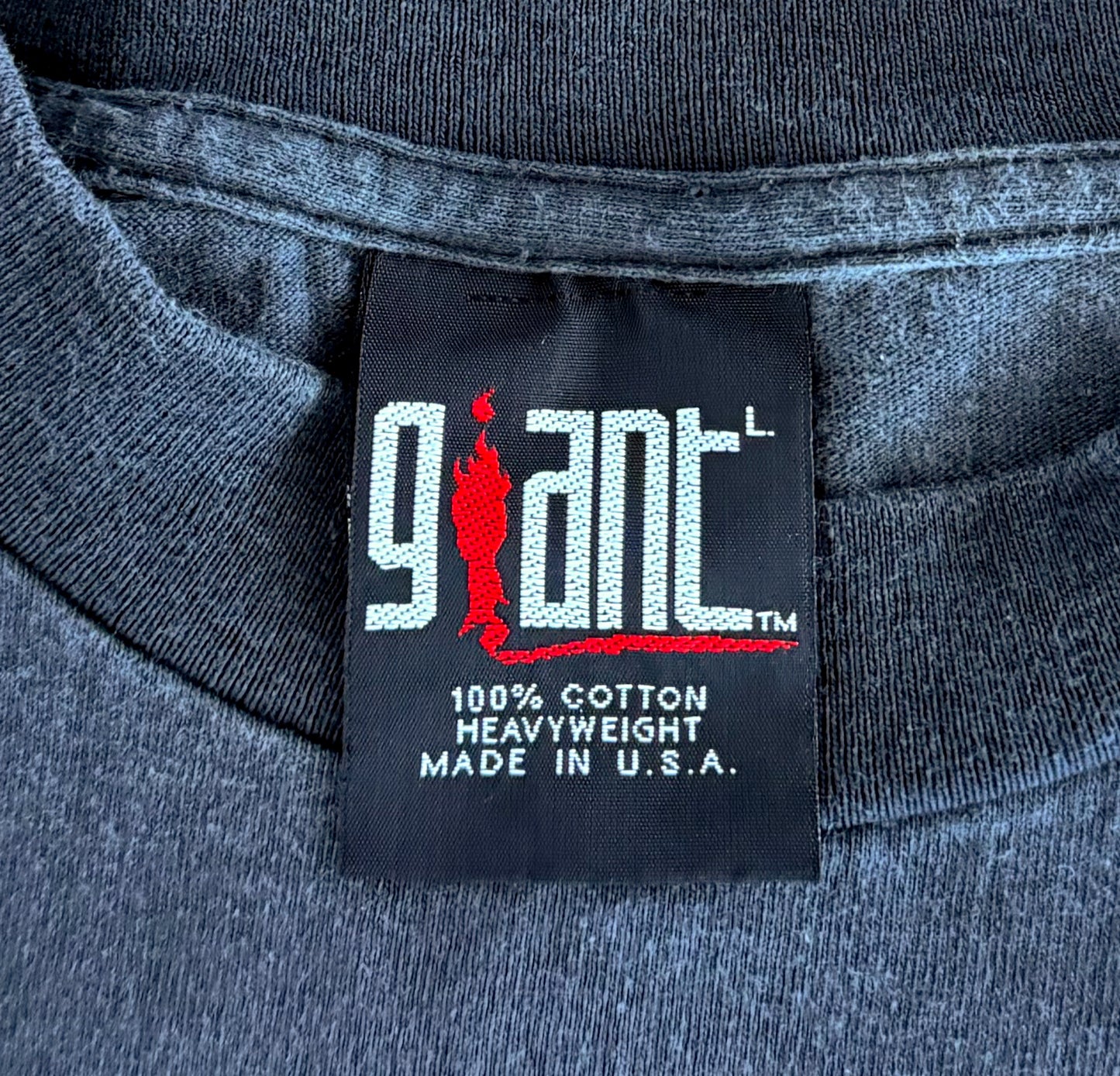 Vintage Nirvana Giant Tee | Made in USA Single Stitch | Bosnia Benefit Concert Shirt | L7, The Breeders, Disposable Heroes, Rare, Size Large