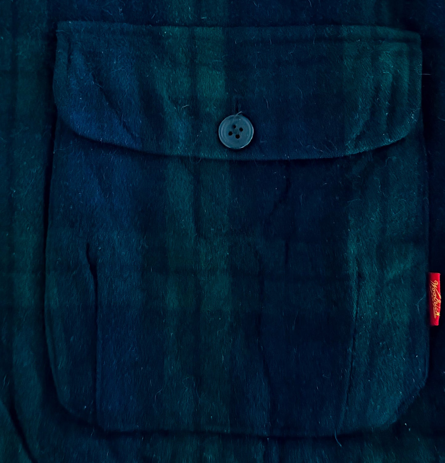 Vintage Woolrich Plaid Wool Hunting Jacket, Medium