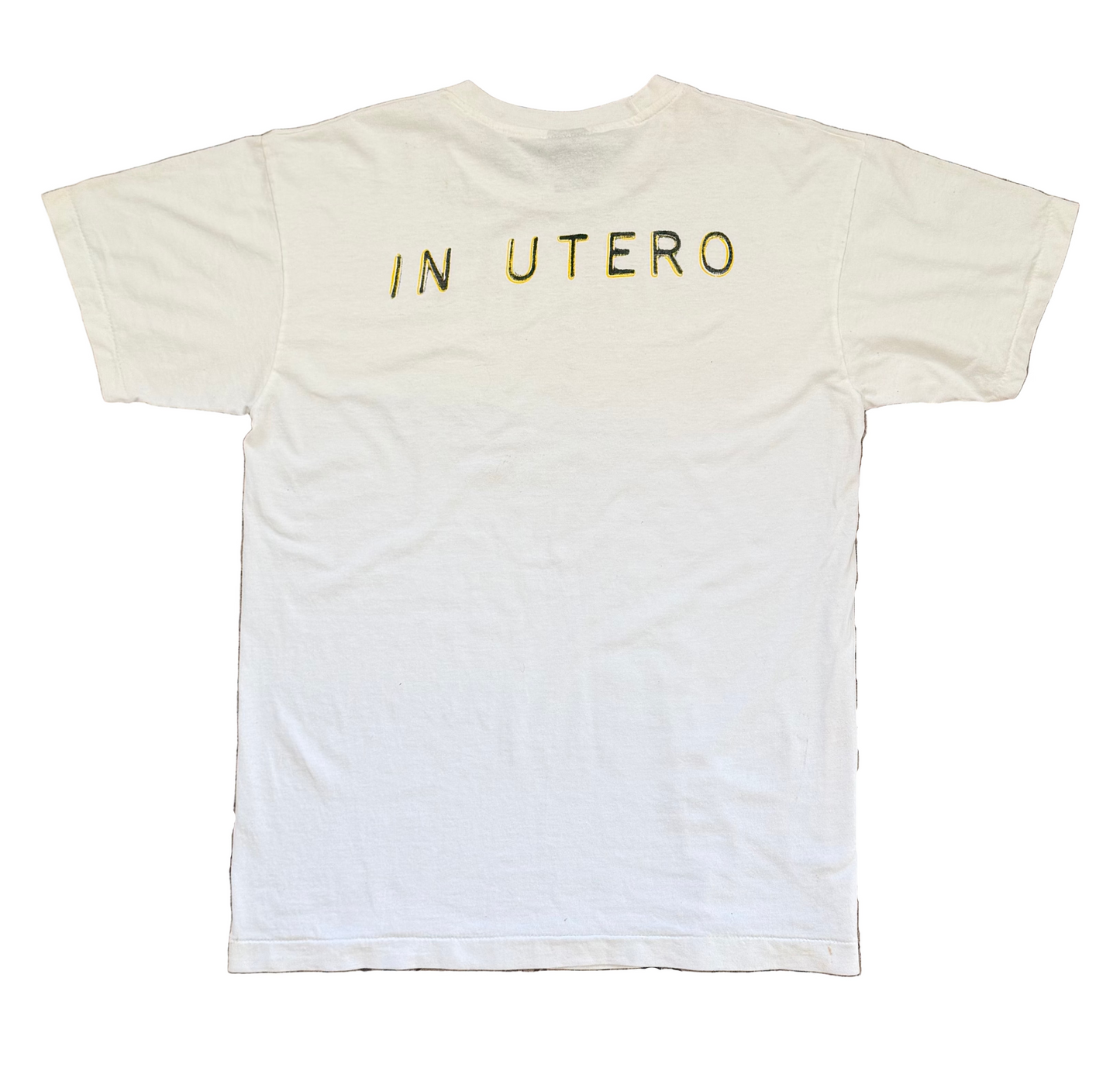 Vintage Nirvana In Utero Tee, Giant By Tee Jays Label, Single Stitch Made In USA, Size Large Rare