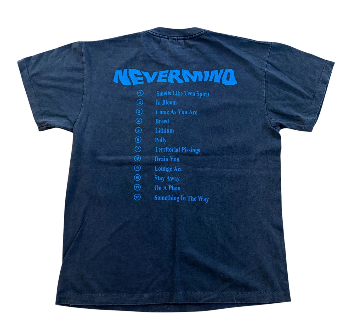 Vintage Nirvana Nevermind Giant Label Band T-Shirt, Large