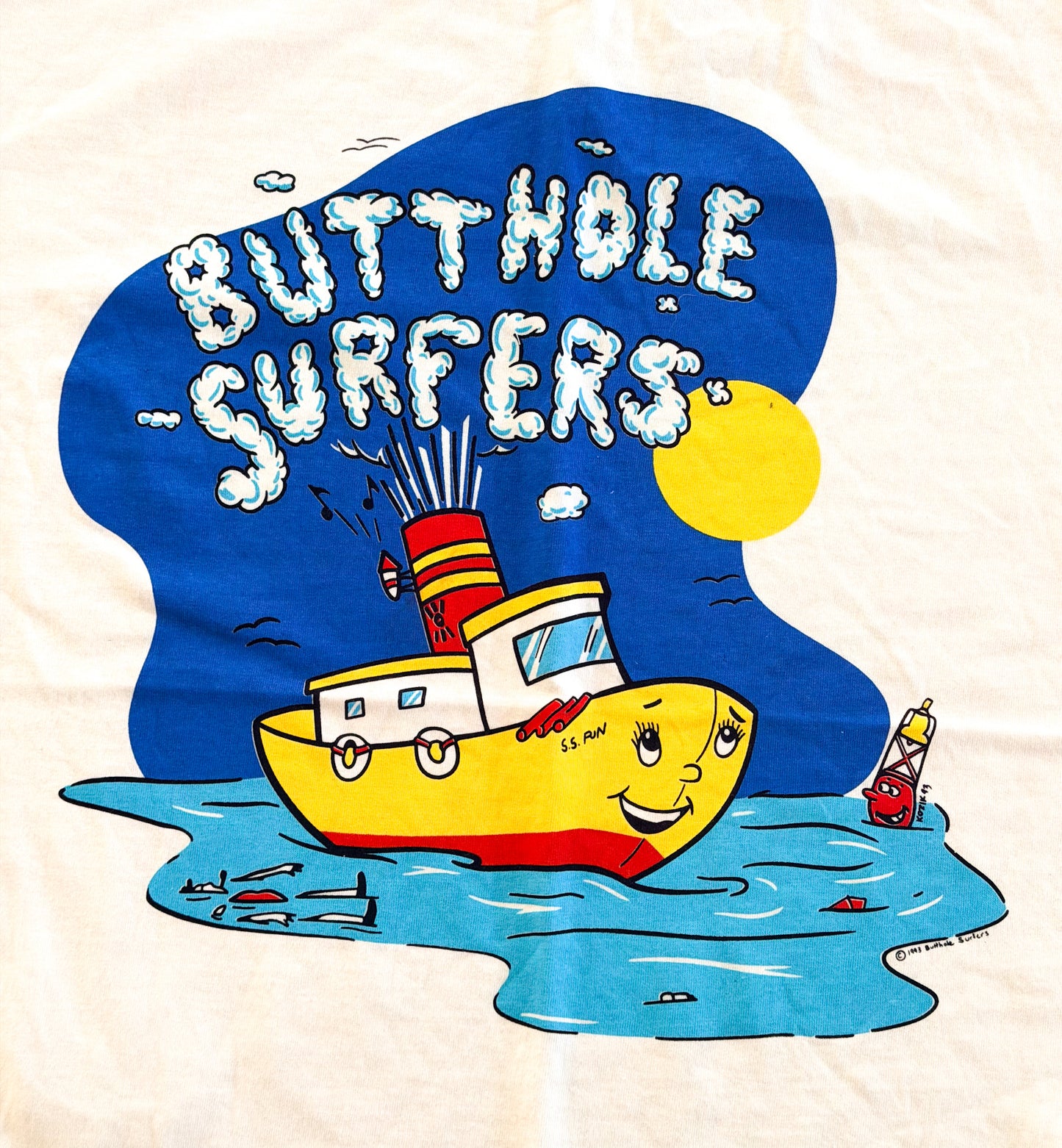 Butthole Surfers Vintage Single Stitch T-Shirt, XL