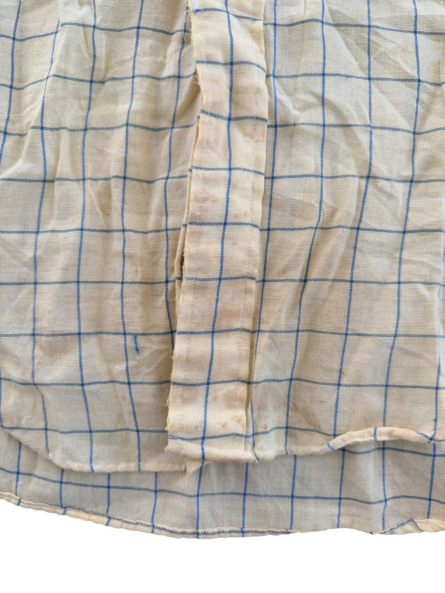 Vintage 1950s McGregor Windowpane Short Sleeve Shirt, Medium