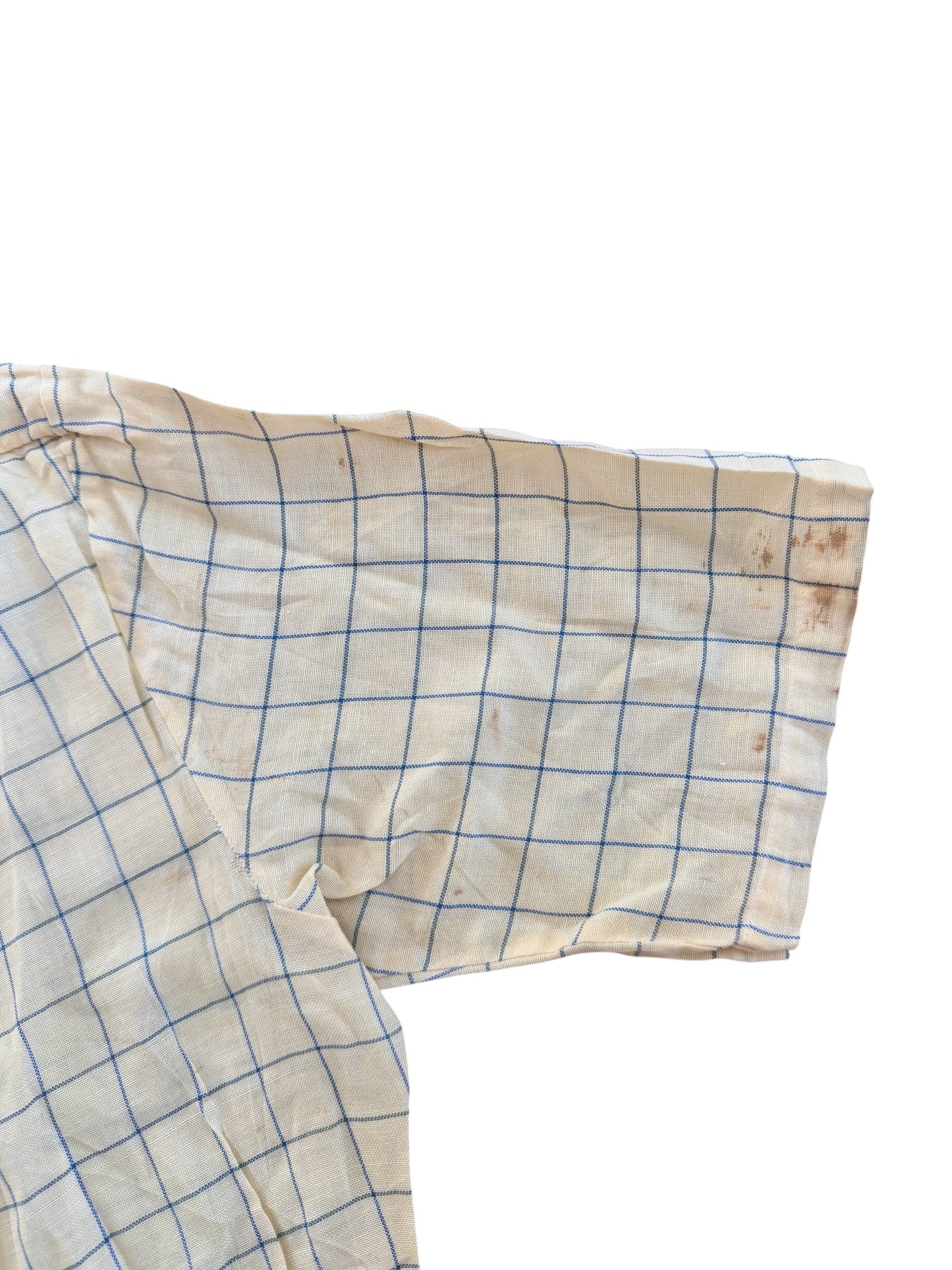 Vintage 1950s McGregor Windowpane Short Sleeve Shirt, Medium