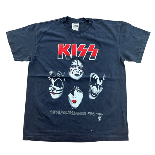 KISS Alive Worldwide 1996 1997 Tour T-Shirt, XL