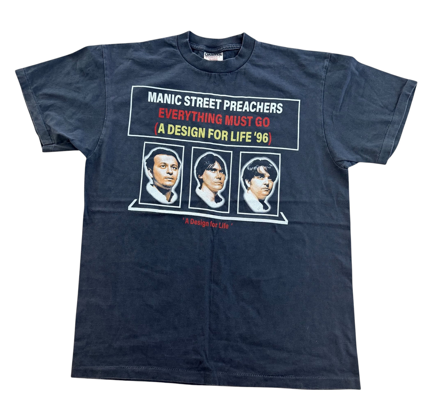 Manic Street Preachers Everything Must Go 1996 Tour T-Shirt, Large