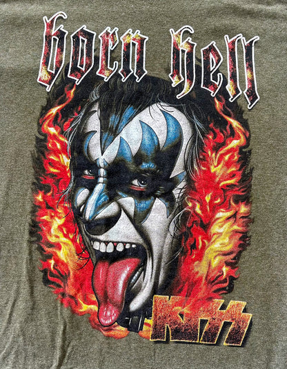 Kiss Born Hell Band Artist Tee XL