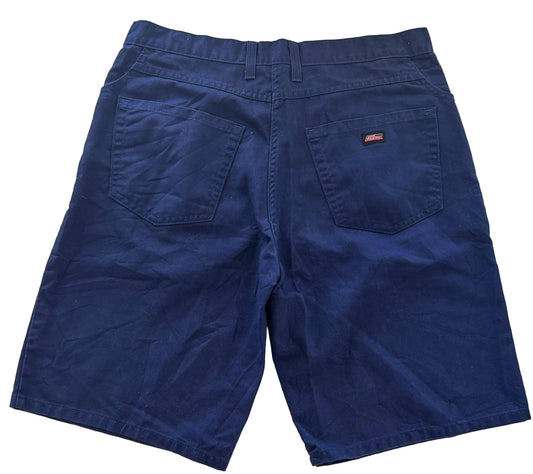 Vintage Dickies Navy Blue Work Shorts| Classic 874-Style Utility Shorts | Y2K Skate Workwear, Size-34"w Large