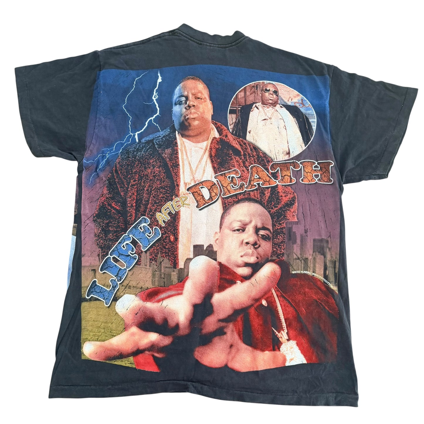 Notorious B.I.G. King of New York Band T-shirt,XL