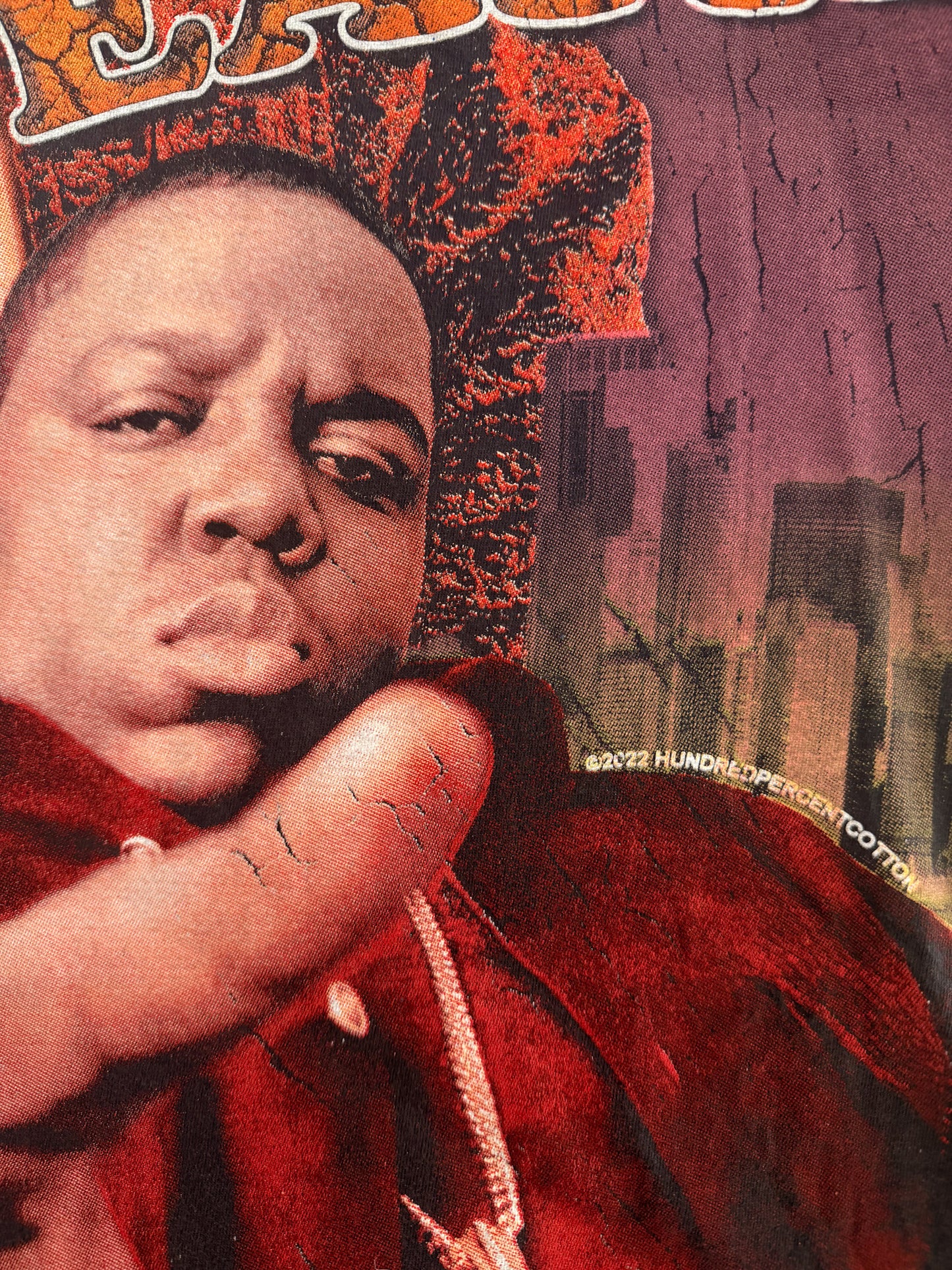 Notorious B.I.G. King of New York Band T-shirt,XL