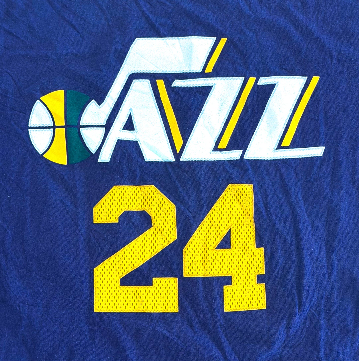 Vintage Adidas Utah Jazz Paul Millsap NBA T-Shirt, XL