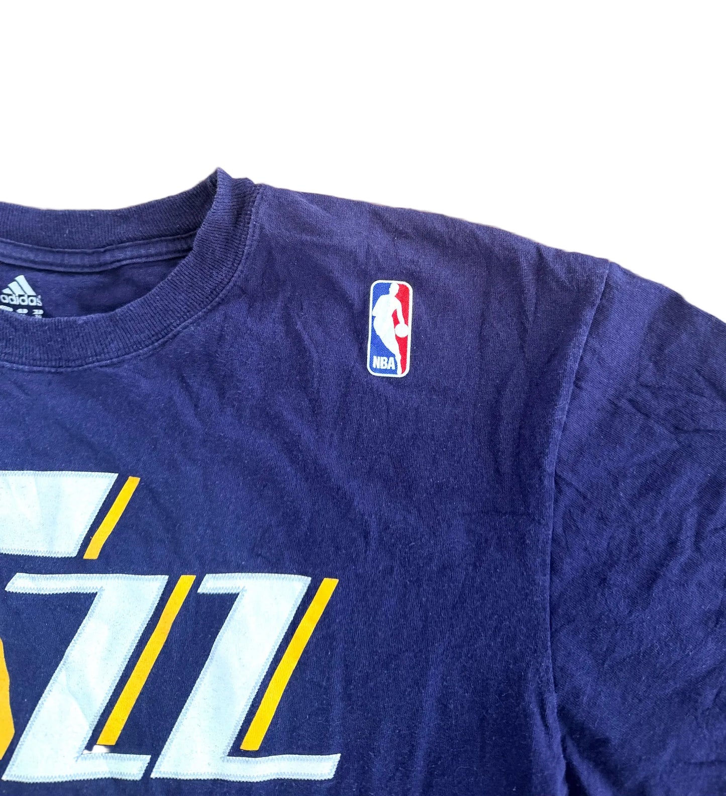 Vintage Adidas Utah Jazz Paul Millsap NBA T-Shirt, XL