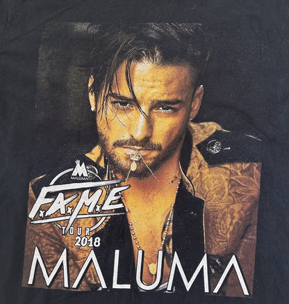 Maluma 2018 Fame Tour Band Artist Tee - Medium