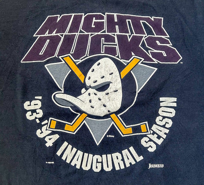 Vintage 1993 Mighty Ducks Single Stitch Tee XL - Rare!