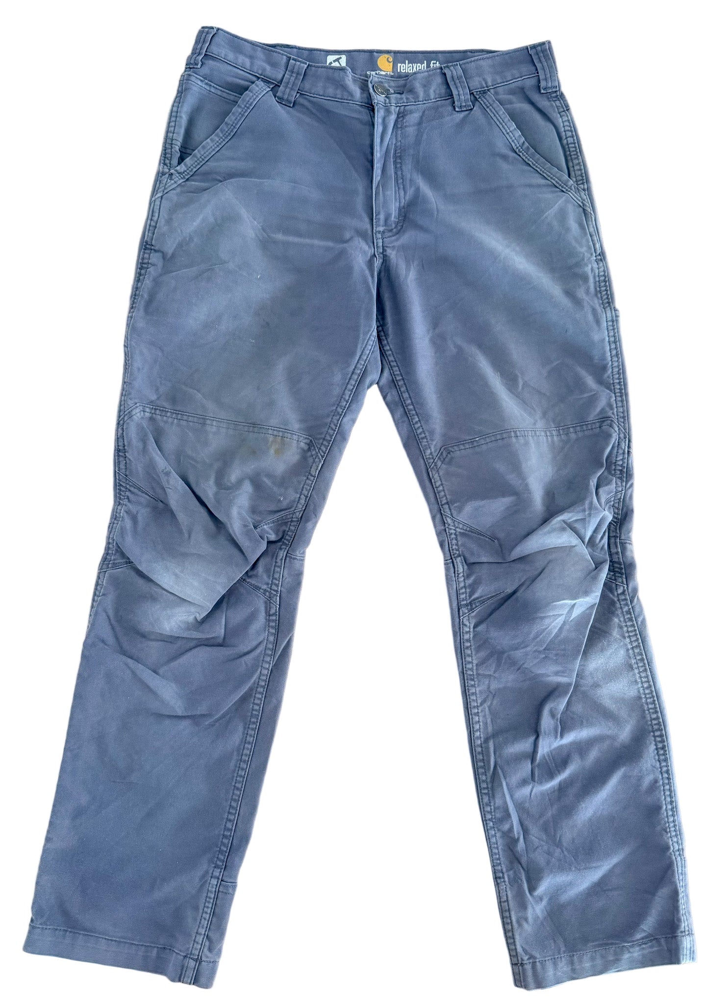 Vintage Carhartt Full Swing Relaxed Fit Work Pants – Slate Blue -  Medium (33x30)