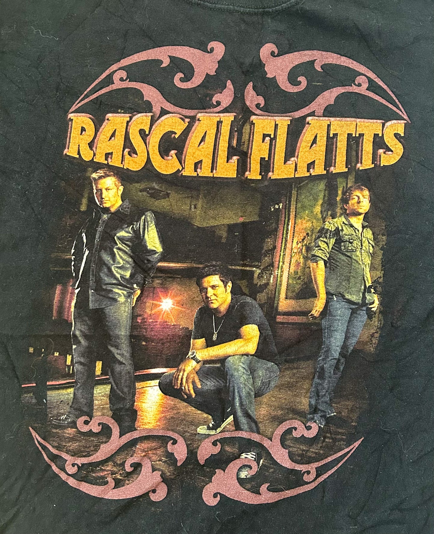 Rascal Flatts Country Music Band Artist Tour Tee - Medium