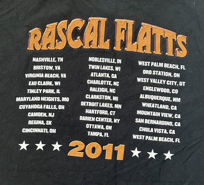 Rascal Flatts Country Music Band Artist Tour Tee - Medium