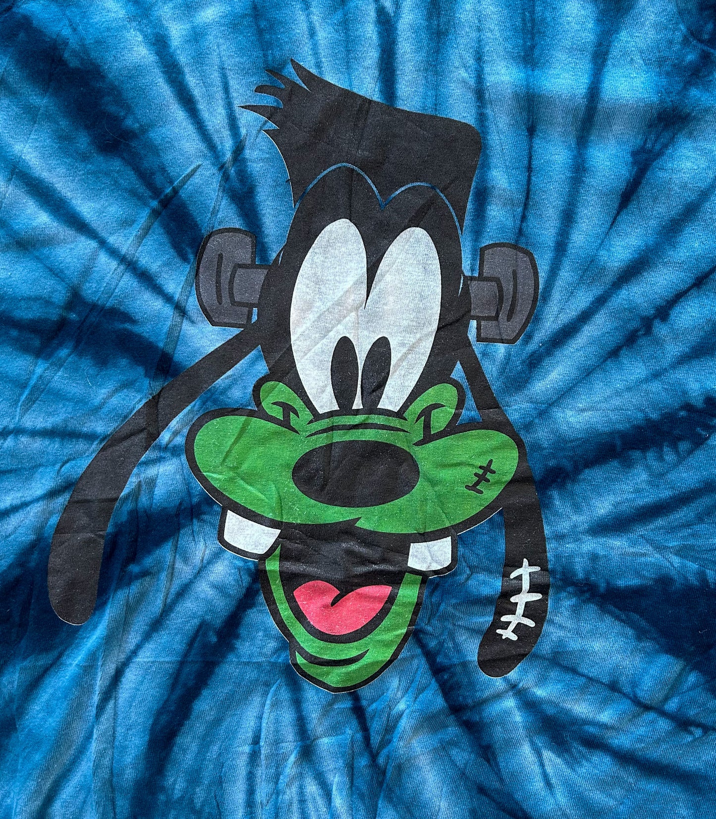 Vintage Disney Goofy Tie Dye Tee Large