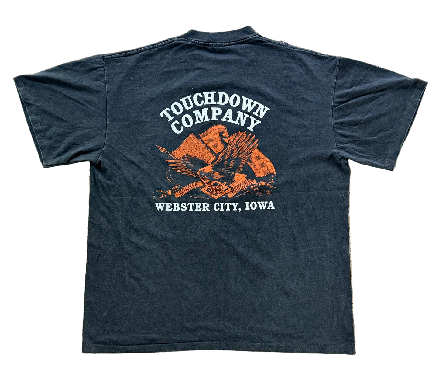 Vintage 1989 Harley-Davidson “People You Can Count On” Tee – Touchdown Company, Webster City, Iowa, Size-XL