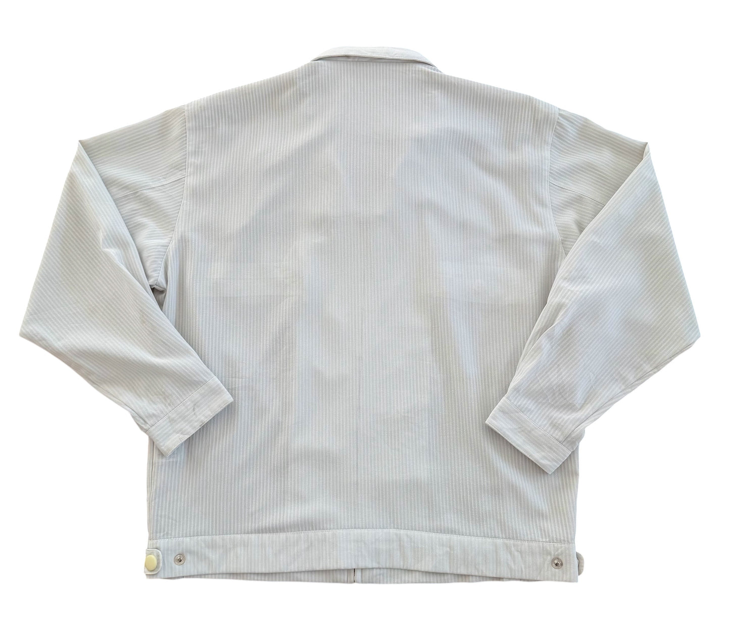 Vintage 90s Lacoste Zip Up Textured Jacket, XL