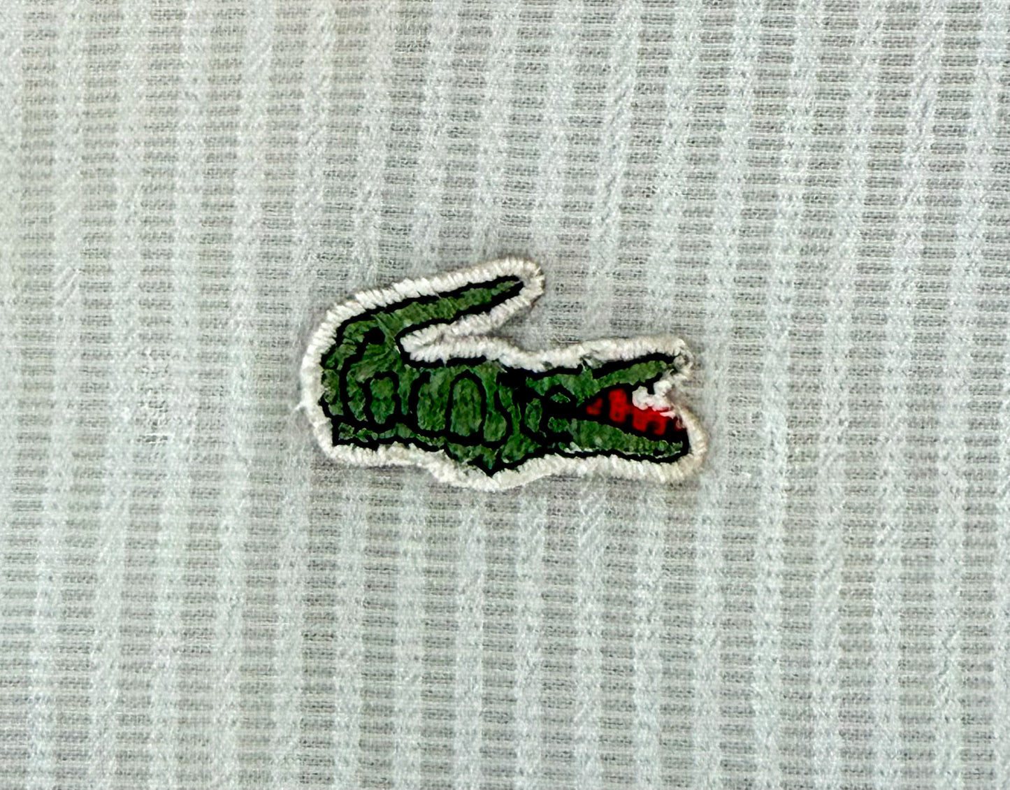 Vintage 90s Lacoste Zip Up Textured Jacket, XL
