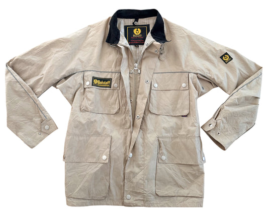 Vintage Belstaff Beige Utility Rain Jacket XL