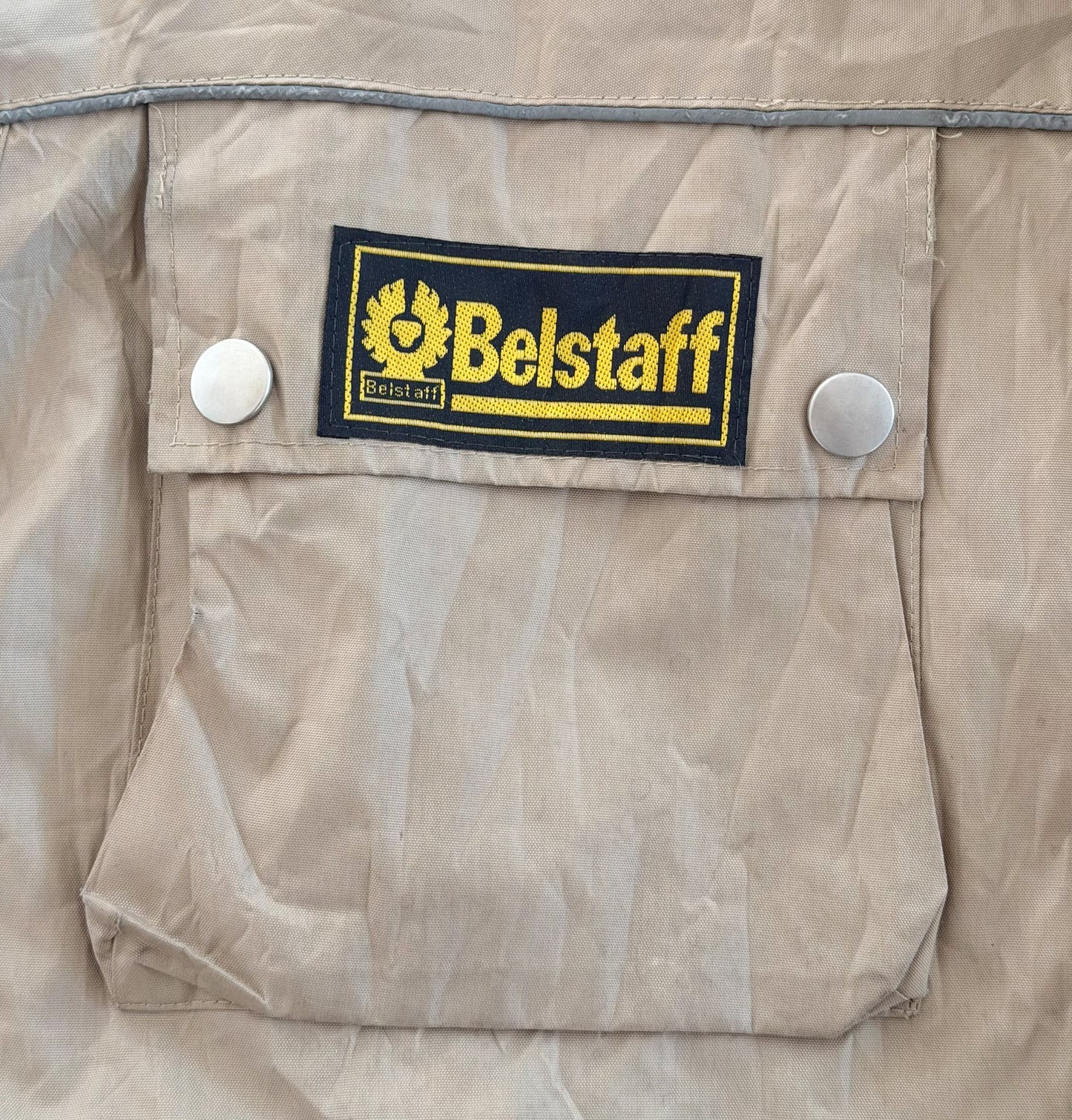 Vintage Belstaff Beige Utility Rain Jacket XL