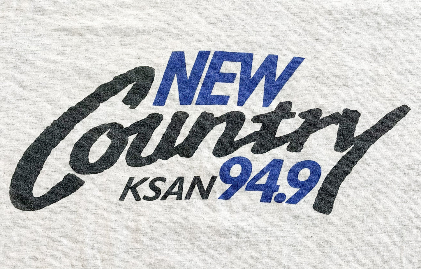 Vintage 90s New Country KSAN 94.9 Radio Station T-shirt, XL